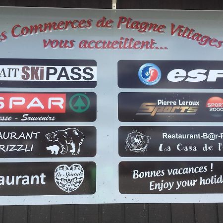 Appartement 5 Pers Plagne Village Ла План Екстериор снимка