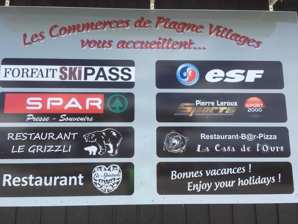 Appartement 5 Pers Plagne Village Ла План Екстериор снимка